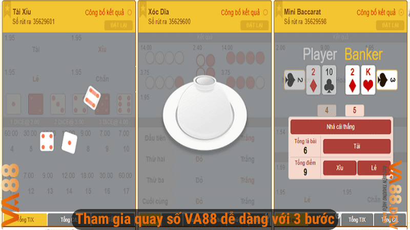 Tham gia quay số VA88 dễ dàng với 3 bước